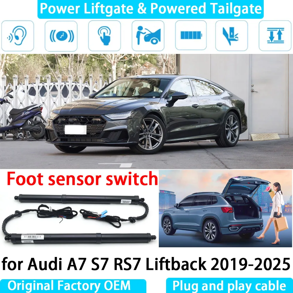 

for Audi A7 S7 RS7 Liftback 2019-2025 Automatic Electric Power Liftgate Powered Tailgate Strut Tail Gate Lift System