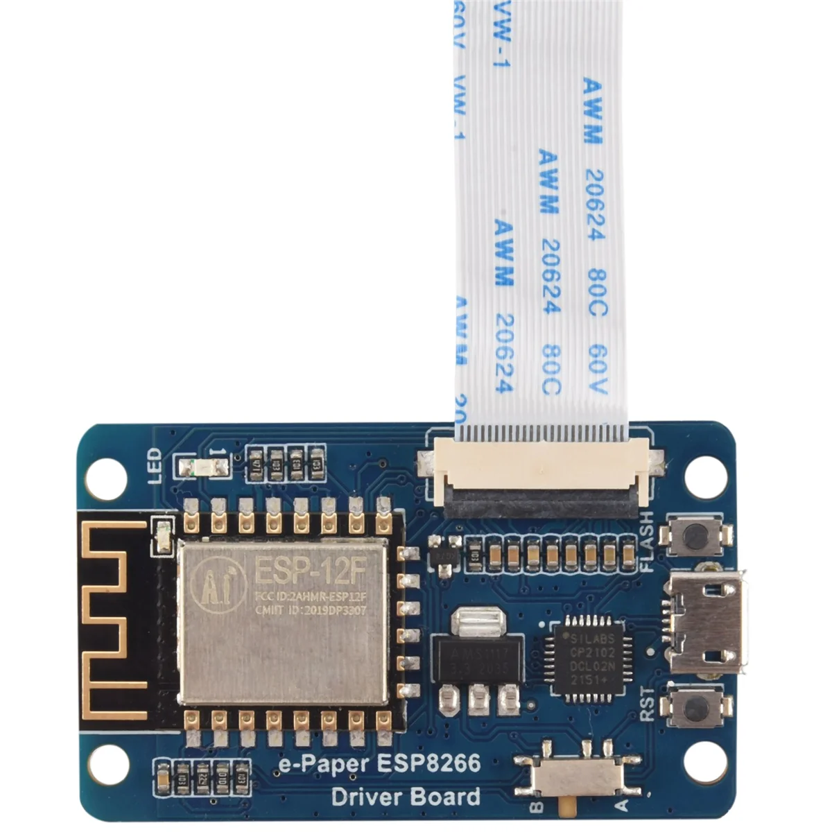 Imagem -05 - Waveshare-placa de Driver Universal de Papel Eletrônico com Wi-fi Esp8266 Suportes para Todos os Waveshare Spi E-ink Interface Arduino