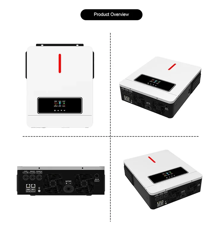 ECO-4.2KW/6.2kw Pure Sine To AC Hybrid Inverter RS485 / RS232 MPPT 160A Single PV Dual Mobile WIFI Control All Batteries