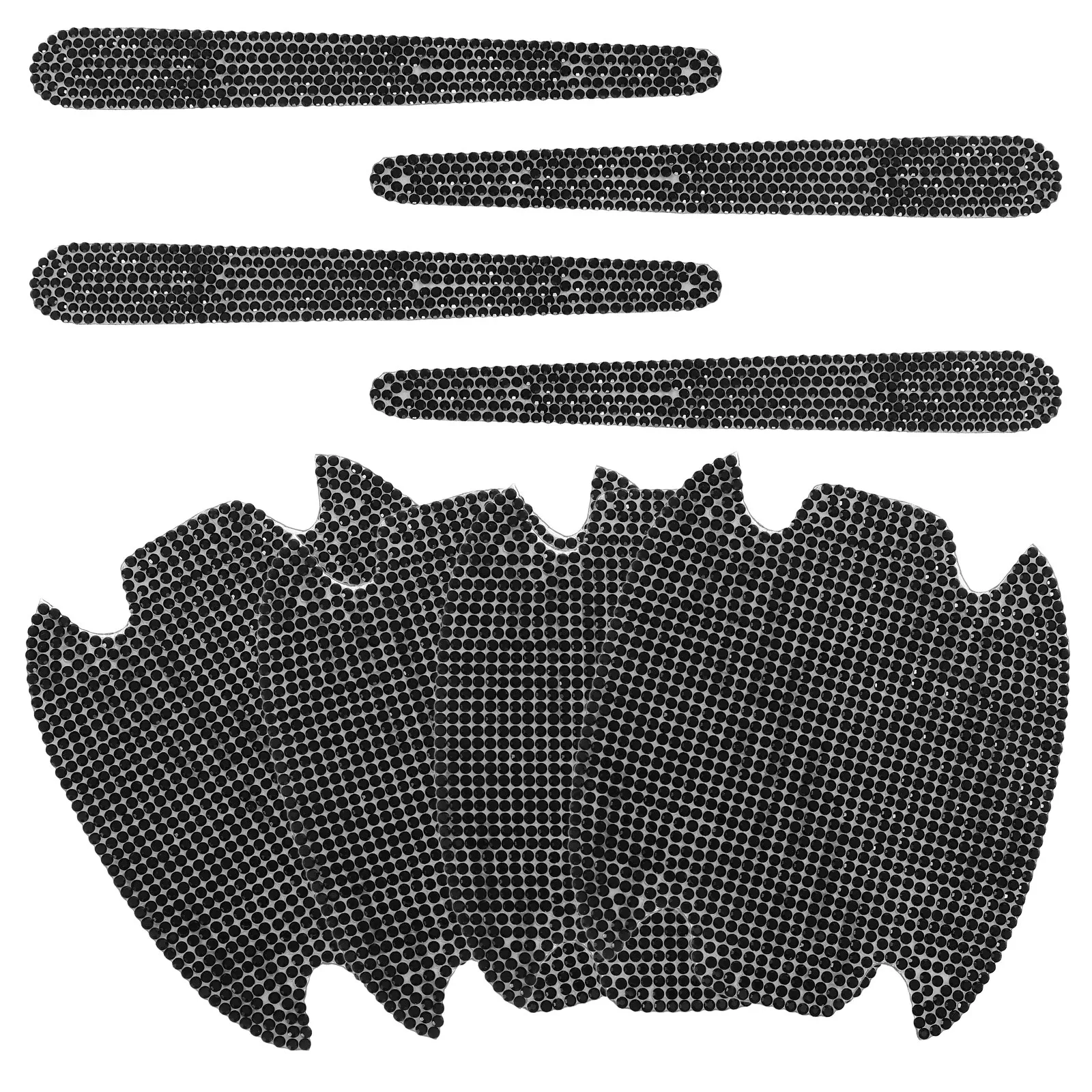 8Pcs Car Door Handle Protector Set Glitter Rhinestone Door Bowl Scratch Guard Decorative Stickers Car Accessories