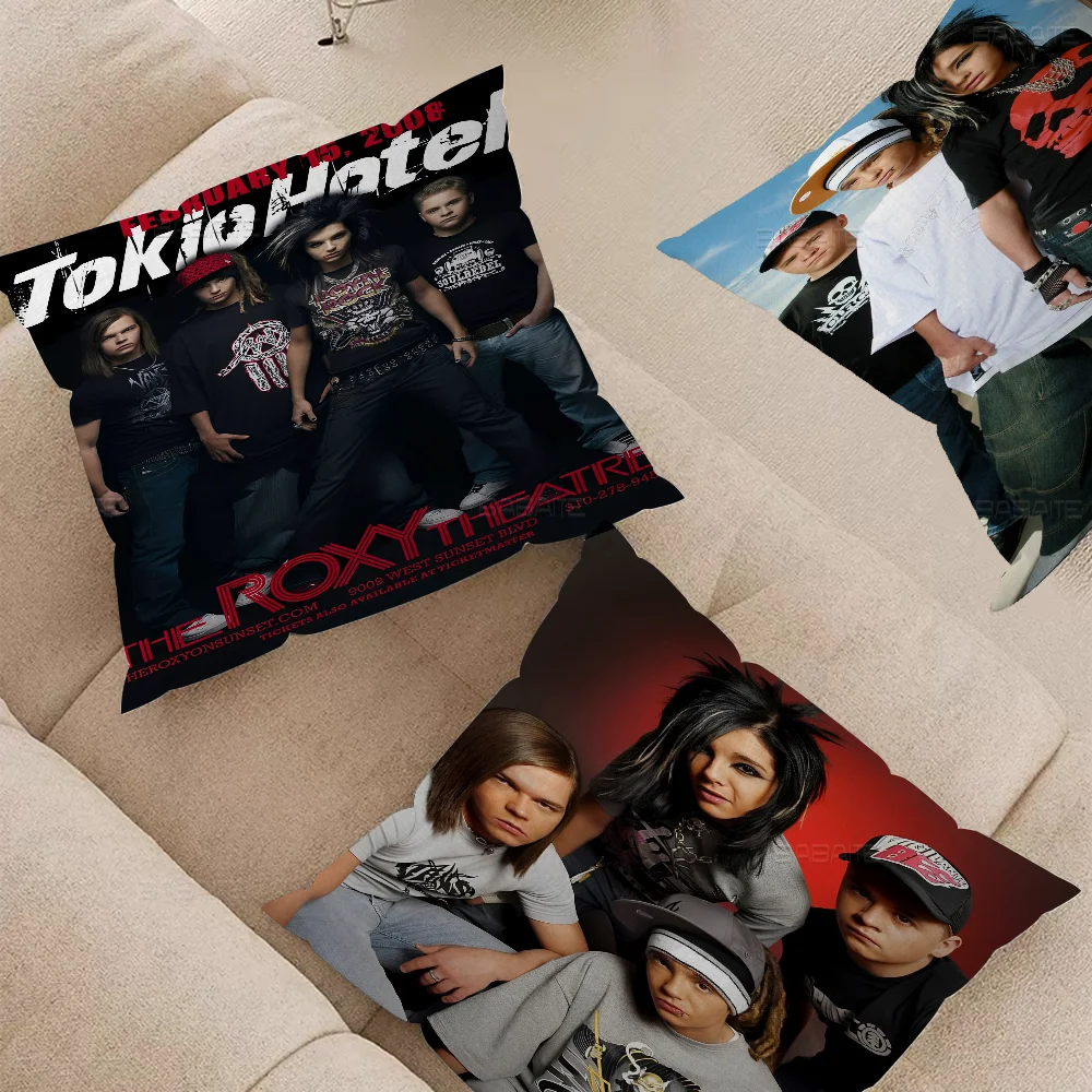 T-tokio H-hotel Band Cushion Cover Decorative Pillow Sofa Home Decor Case Pillow Cases