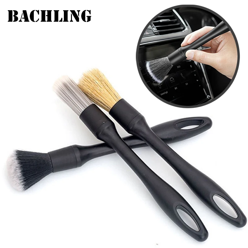 Details Brush Brush Soft Bristle Tools Car Air Vents Rim Cleaning Dirt Dust Clean Tool Wash Accessories Car Detailing Brush