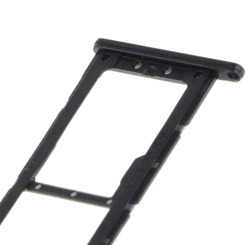 Black PVC SIM Card Slot Holder Tray Replacement Dual Adapter for Huawei P20 Lite 3e Smartphone