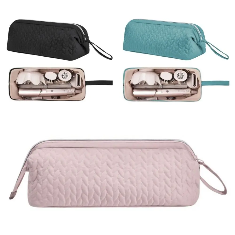 Large Capacity Hair Dryer Bag Waterproof Dustproof Straightener Curler Storage Case Space Saving Durable Hairdrier Storage Pouch