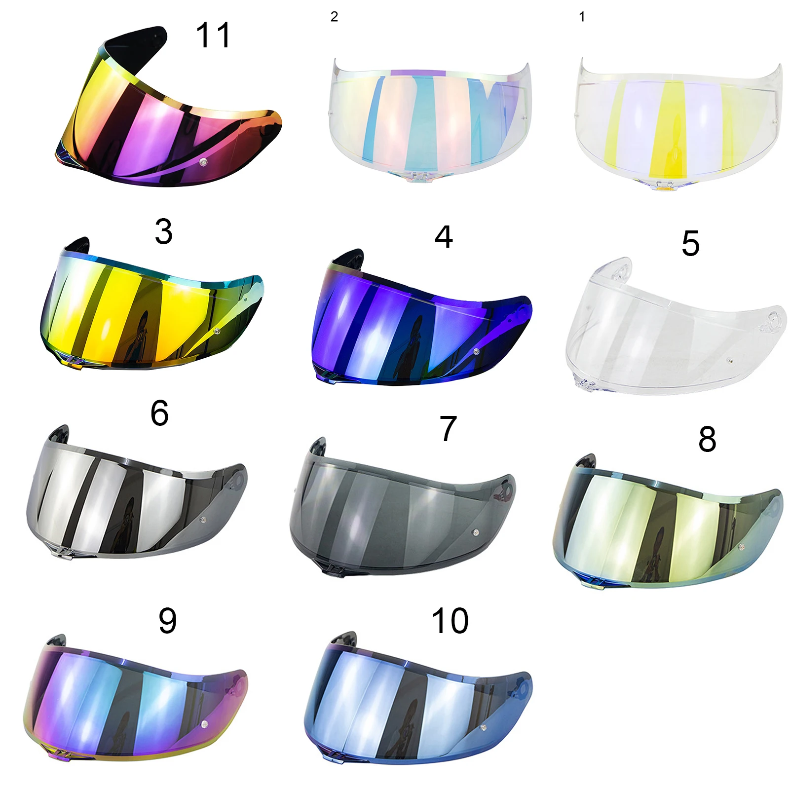 

60% HOT SALES Motorcycle Motocross Full Face Helmet Lens Visor Shield Glasses Suitable for K3 SV K5