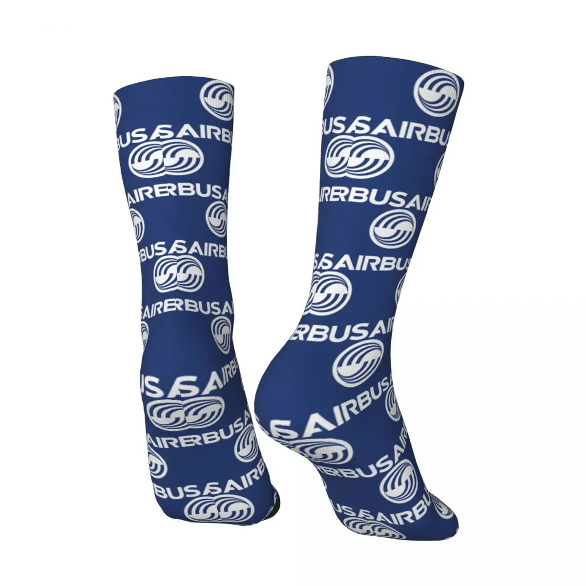 All Seasons Airbus Logo Socks Harajuku Sport Middle Tube Socks Funny Stockings for Men Women Valentine's Day Gifts