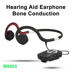 BN803 Bone Conduction Hearing Aid Earphones Do Not Fit The Ear To Watch TV Earphones Built-In Battery Hearing Aid Earphones