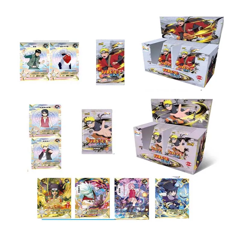 Wholesales Naruto Collection Cards Tier3，Wave1 Tier3，Wave2 Tier3，Wave3table Games Playing Cards Children's Toys