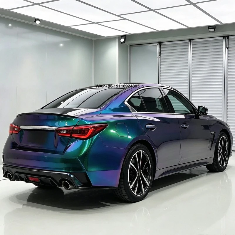 High Quality Super Chameleon TPU Green Blue Purple Color Changing Film Self Healing PPF Car Wrap Paint Protection Vinyl