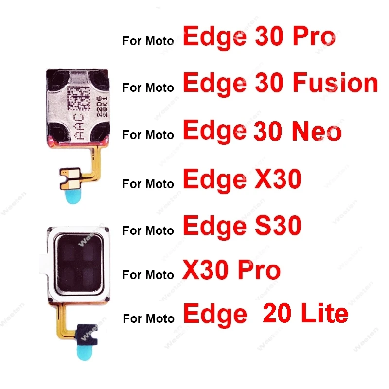 Głośnik słuchawkowy do Motorola MOTO Edge 20 Lite Edge 30 Neo Fusion S30 X30 Pro Głośnik słuchawkowy Odbiornik dźwięku Części zamienne