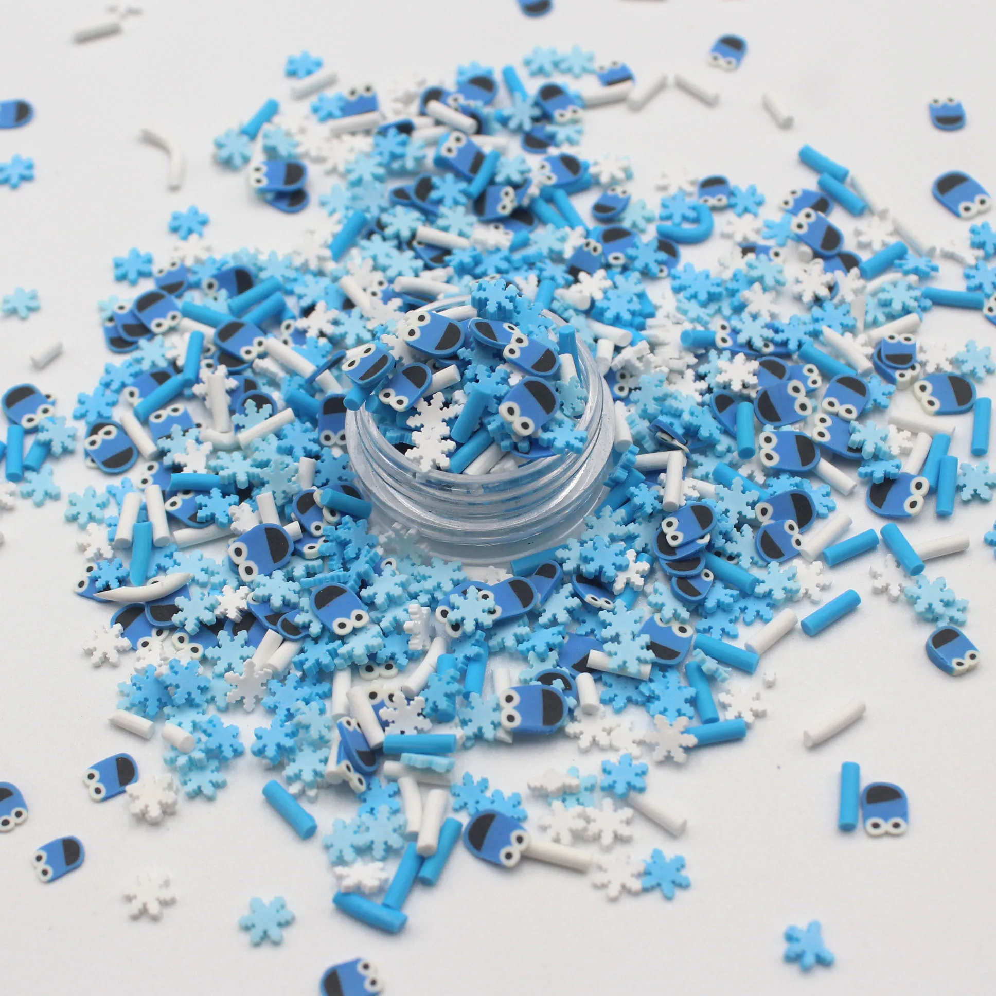 رشات طين بوليمر للزينة ، شبكة عنكبوت اليقطين ، أناناس ، مختلطة مع حلوى طويلة ، مشغولات يدوية ذاتية الصنع ، ملحقات حشو ، صلصال لكل لوط #6