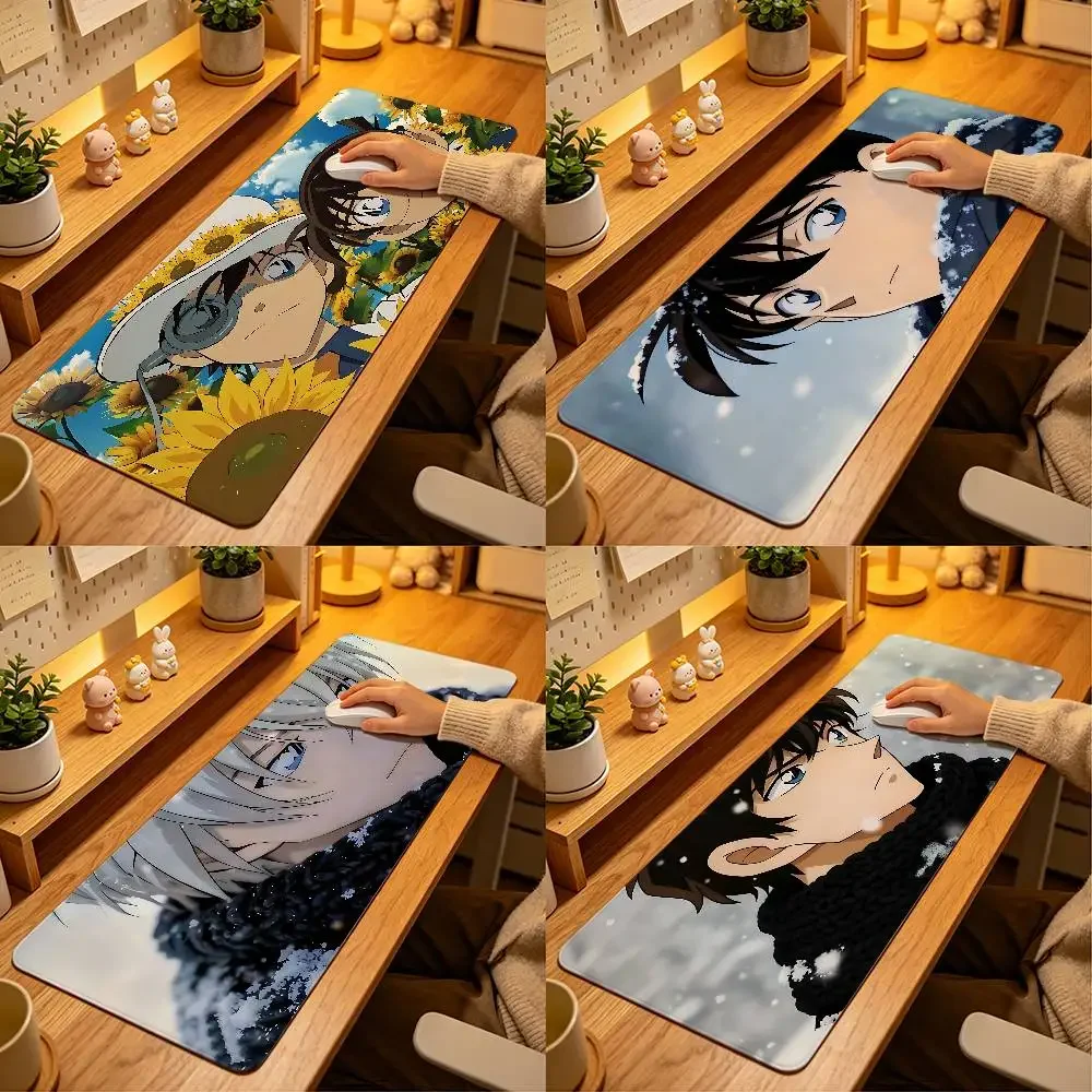Anime C-detective-ConanS Cute Mouse Pad Computer Mat Deskpad Laptop Keyboard Mat Office Large Landscape Mousepad