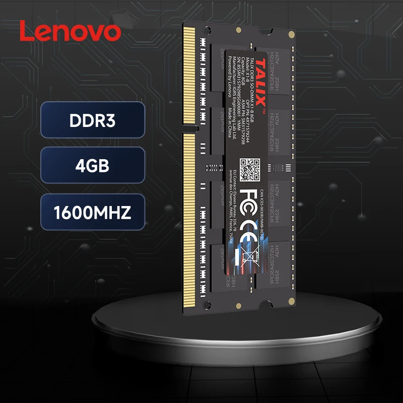 

Новейшая оперативная память Lenovo Talix DDR3 4 ГБ для ноутбуков, DDR3 1600 МГц, память для компьютеров
