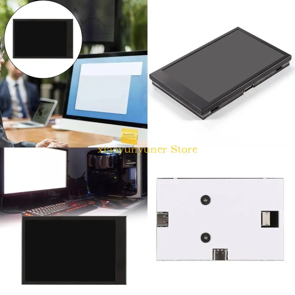 

P9JB 3.5Inch Small Screen Computer Data and Temperature UsbC Display Monitors 1Set