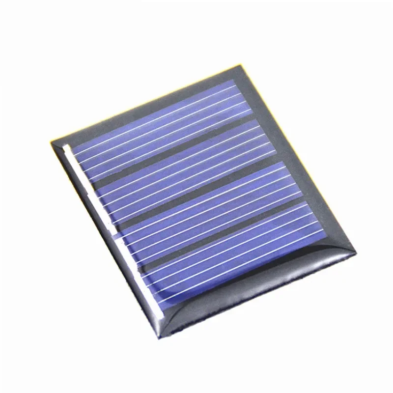 2V Polycrystalline 3*3.6cm Photovoltaic Panel 0.11W Solar DIY Toy Solar Panel Module Outdoor Power Generation