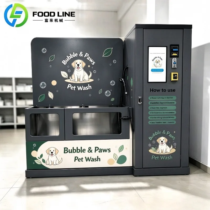 Dog Self Wash Machine Commercial Station Use Warm Cold Dual Mode Water Temperature Breeder Cattery Facility Factory Outlet