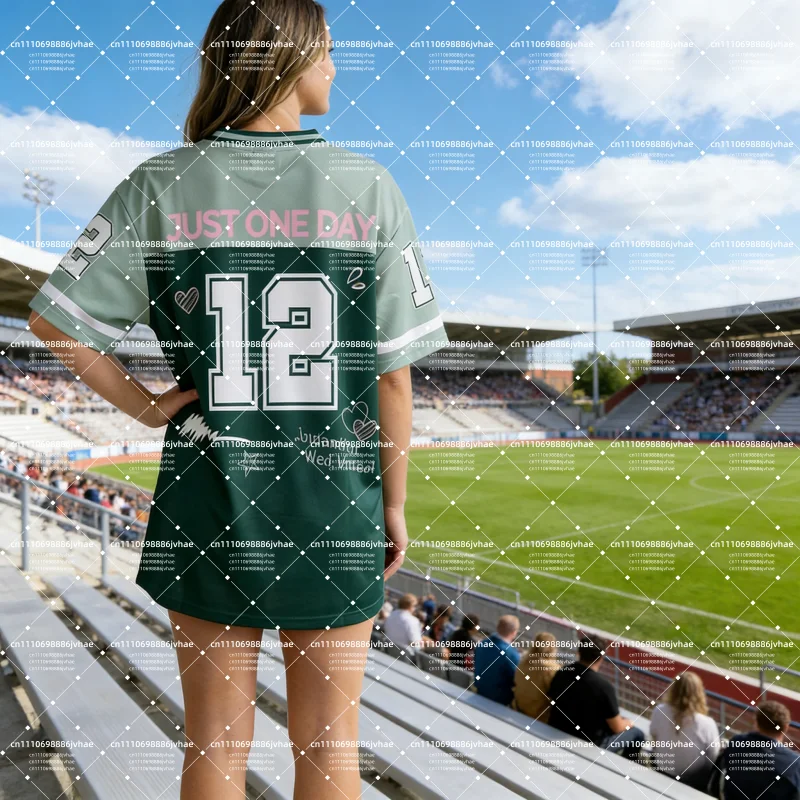

Футболка Skool Luv Affair Football Jersey World Tour 2026 Comeback Merch: K-pop подарок для фанатов, летняя коллекция, семейный стиль, мода Y2K