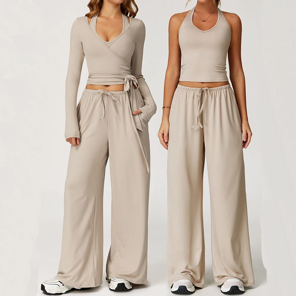 

2 шт. костюм для йоги, спортивный комплект, женский спортивный костюм, женский быстросохнущий спортивный комплект, спортивная рубашка с длинными рукавами для бега, одежда для йоги