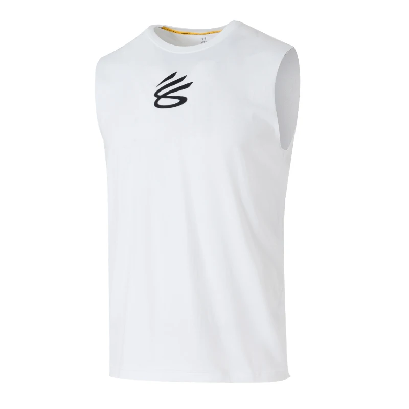 

Under Armor Men's Sportswear Basketball Vest Training Running Breathable Comfortable Casual Sleeveless T-Shirt Men 1390352-100