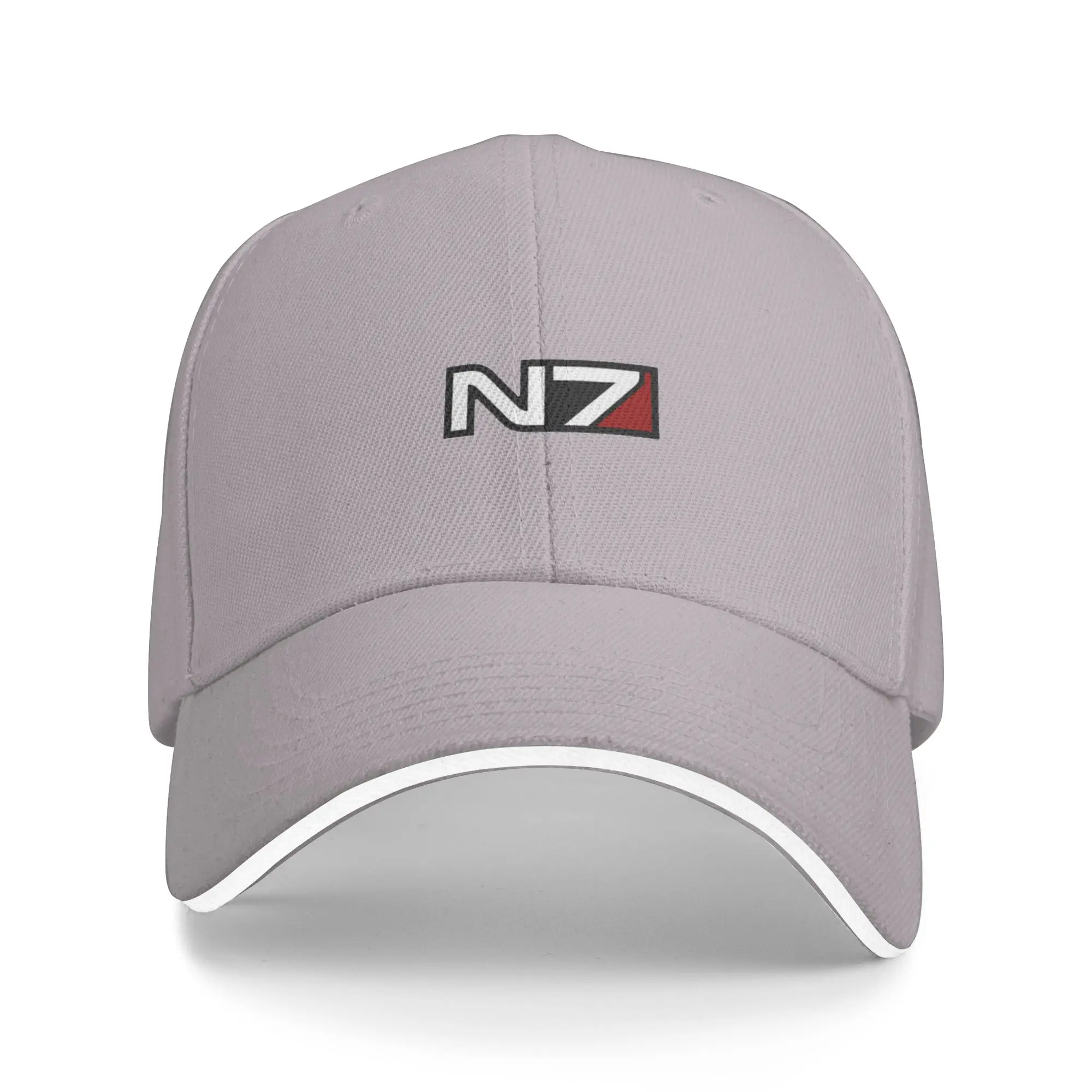 Fashion N7 emblem  Mass Effect  Curved Brim Baseball Cap Sweet Cool Style Men's Cap