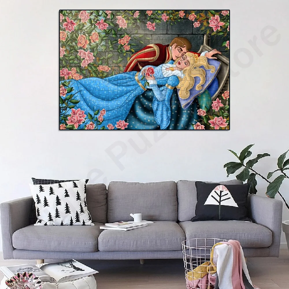 Sleeping Beauty Puzzle Jigsaw 300/500/1000 Pcs Mini Jigsaw Puzzle Funny Family Games Diy Gifts Living Room Home Decoration