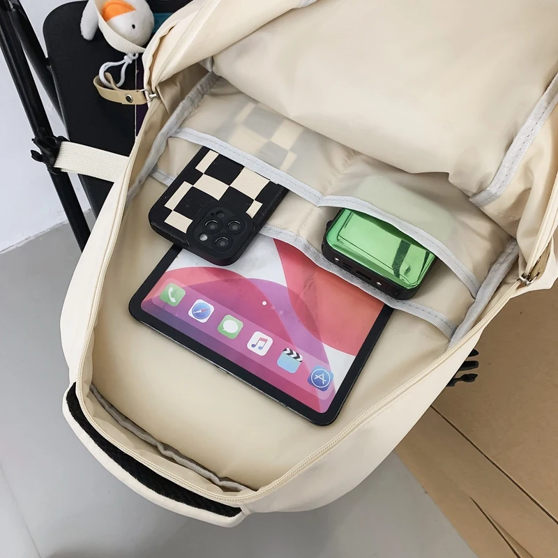 New Cool Male Travel High Capacity Female Red Laptop Bag Girl Boy School College Backpack Women Men Nylon Fashion Book Bags Lady