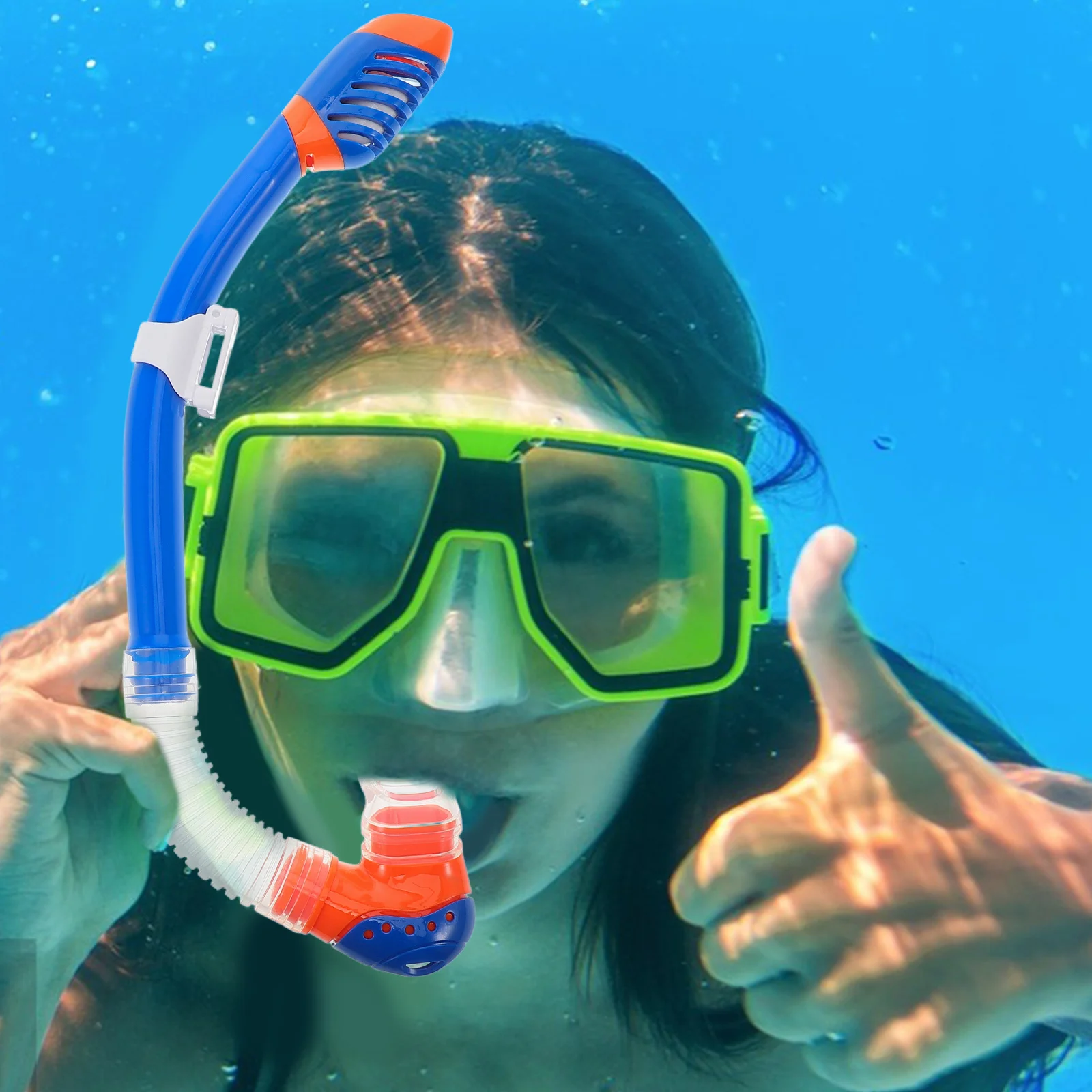 

Silicone Diving Snorkel Portable Scuba Tube Multi-Function Dive Tube Snorkeling Gear Underwater Breathing Device