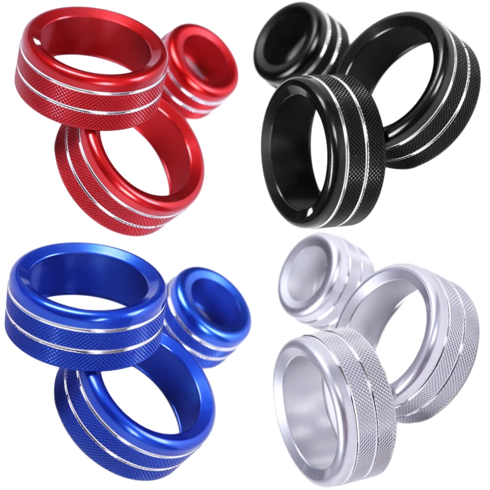 3pcs AC Control Knob Ring Cover Trim for BMW F32 F33 F36 F82 F83 4 Series M4 2014 Year Onwards