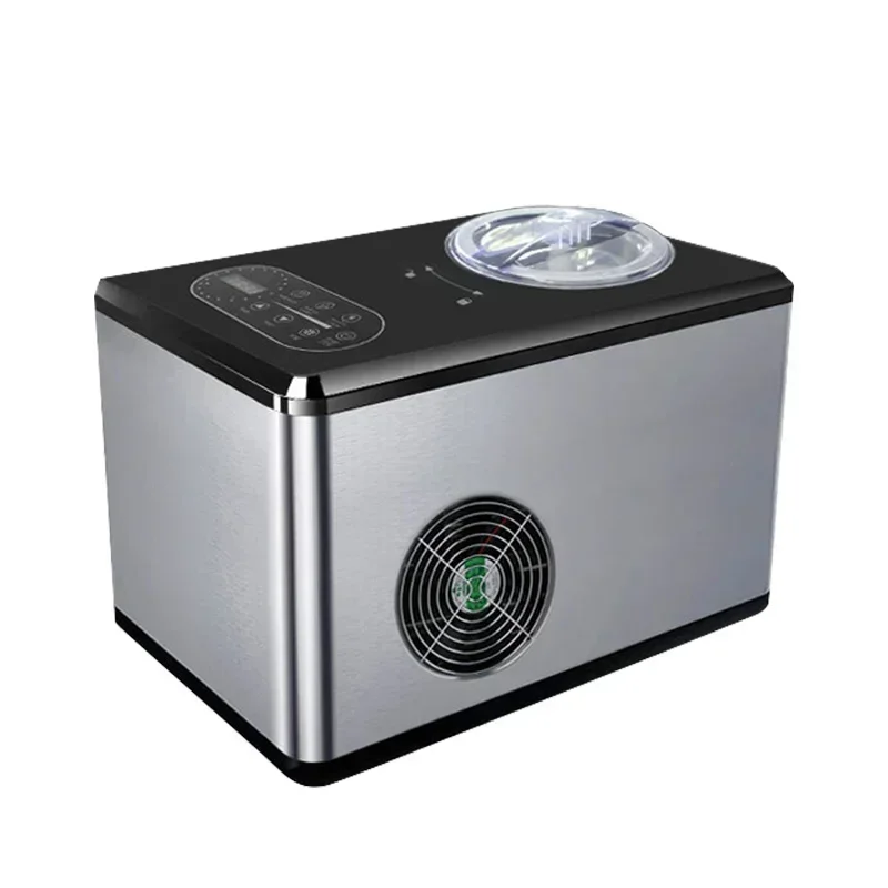 New ICM-15S 1500ML Ice Cream Machine High-end Household Ice Cream Machine Small Commercial Italian Ice Cream Machine