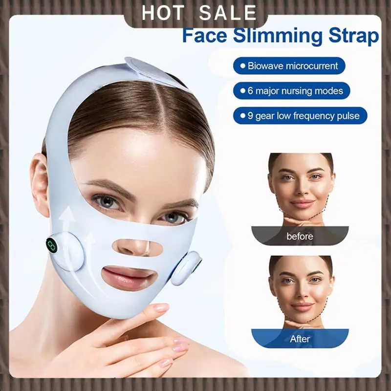 24-Hour Delivery Facial EMS Lifting Machine Home Massage Mask Double Chin Reduction V-Face Device