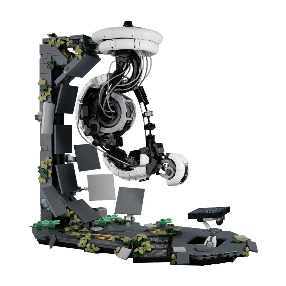MOC Portal 2 GLaDOS Robot Building Blocks Sets Decrypt Game Evil Intelligent Robot Aperture Tech Lab Brick Toy Gift