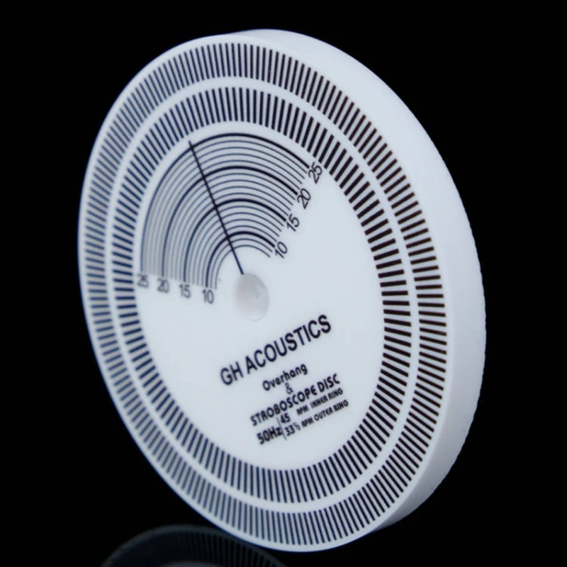 precisione per dischi test velocità fono in vinile per record per calibrazione della testa Rileva l'accesso misurazione della velocità 33/45