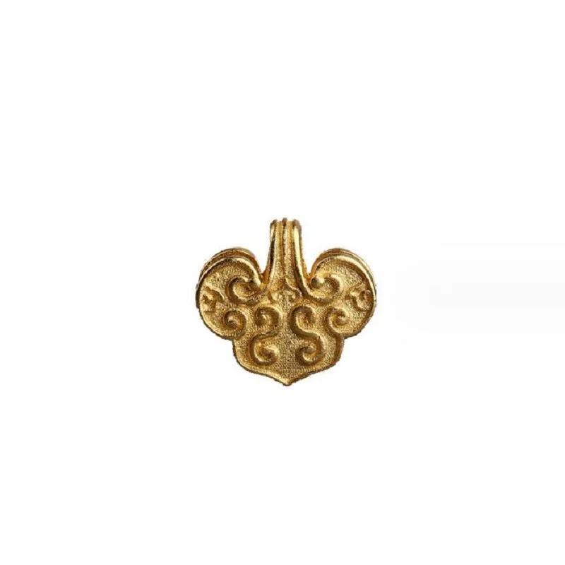 100% 925 Silver Gold Plated Lucky Symbol Charm Good Luck Small Pendant