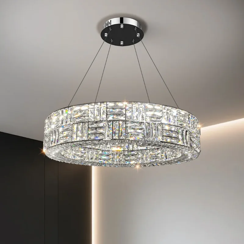 

New Italian light luxury ring minimalist living room main light bedroom dining room bar island