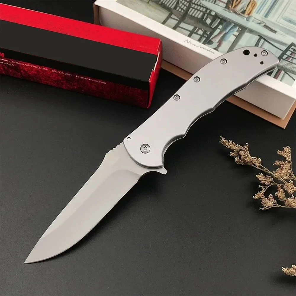 

KS 3655 Pocket Folding Knife 8Cr13Mov Blade 420 Steel Handle High Quality Hunting Knife Outdoor Camping Survival Tactical Tools