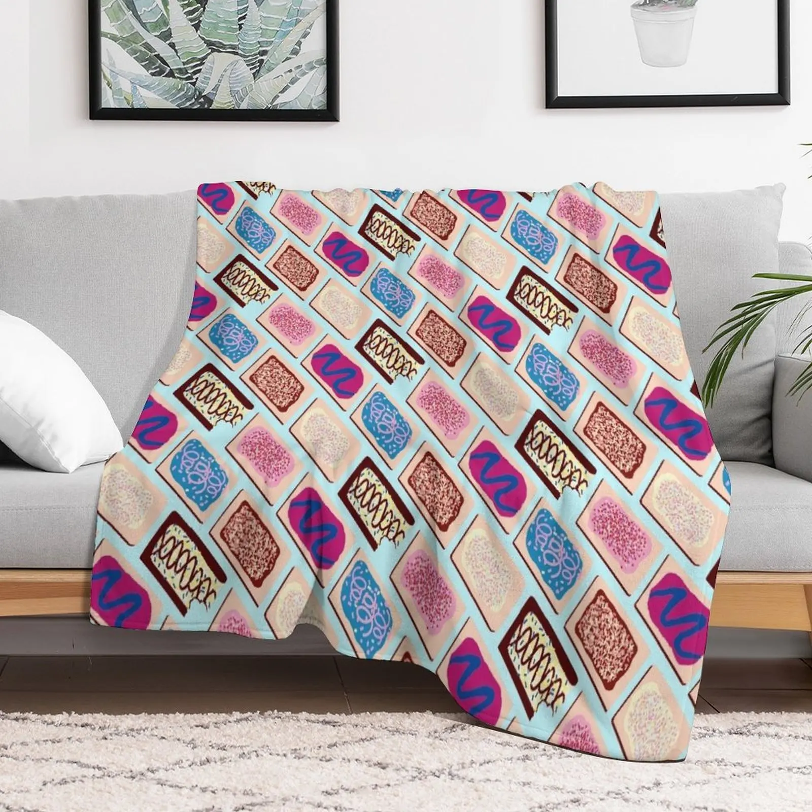 

Pop Parts Art Bricks Throw Blanket Nap Flannels for sofa Blankets