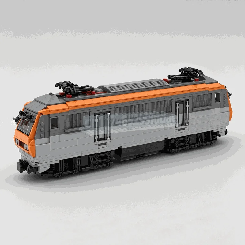 1596 PCS MOC BB 26000 Locomotive Train Model Custom Puzzle Creative Assembly DIY Architecture Building Blocks Gifts Collection