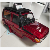 RGT RC Spare Parts P86486-1 Red PC Pre-assembled Completed  Bodyshell P86486-3  For RGT EX86020 1/10 scale RTR crawler - Intrude
