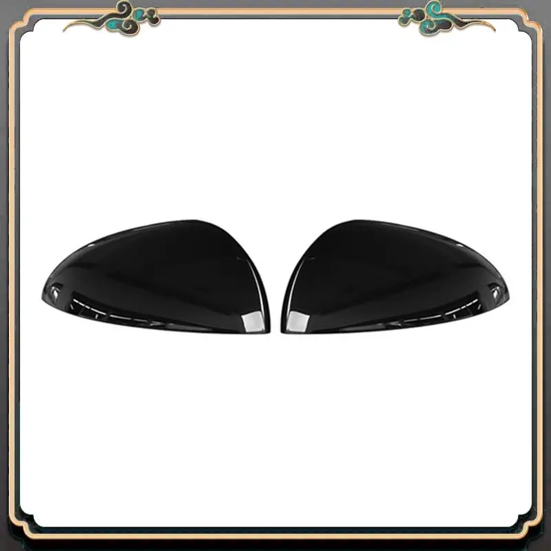 

M45K-Car Glossy Black Side Door Rearview Mirror Cover Trim Cap For Mercedes Benz C Class W206 2021 2022 Accessories Kits
