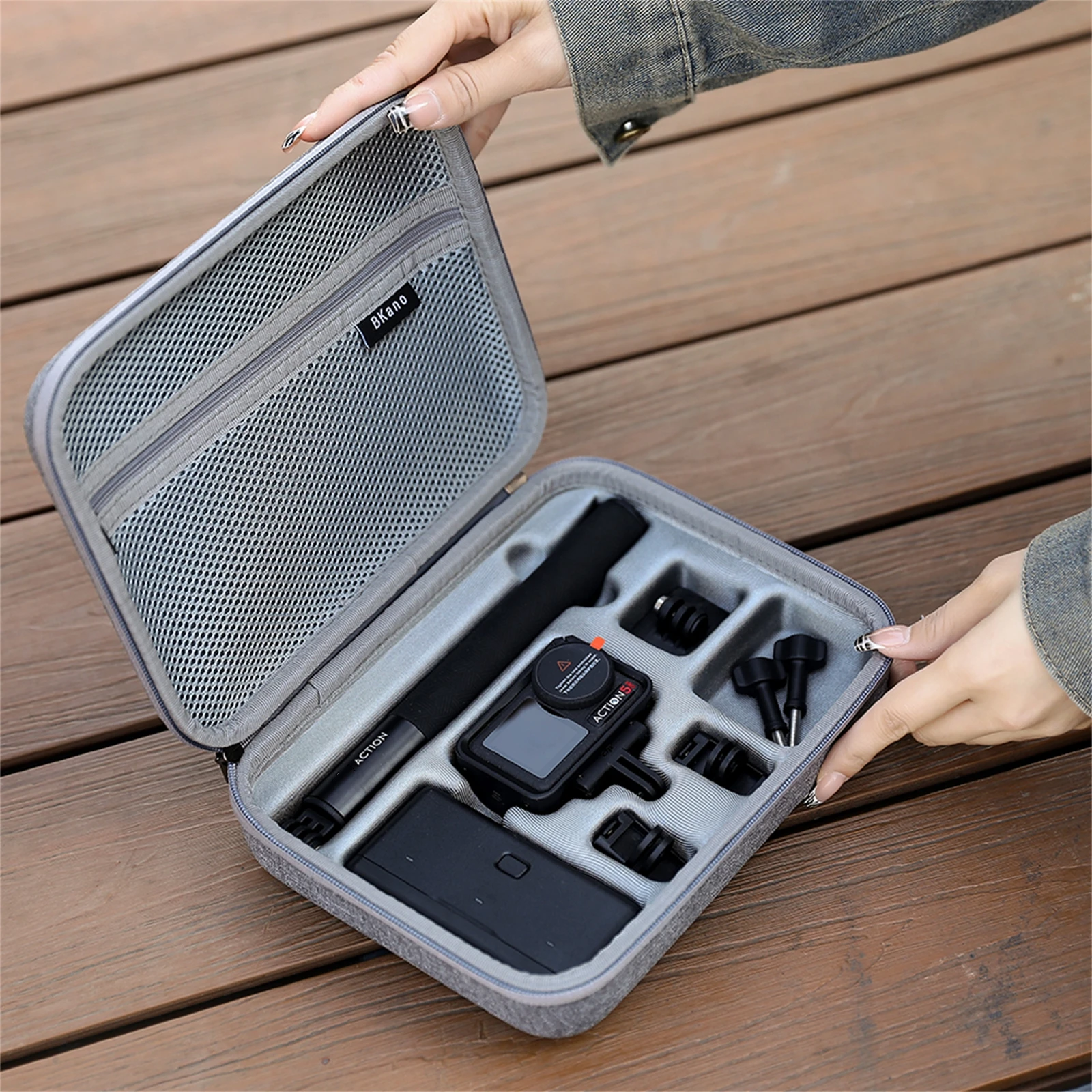 Brand New Hard Shell Storage Bag For DJI Action 5Pro  Large Capacity Handbag Camera Equipment Protective Case
