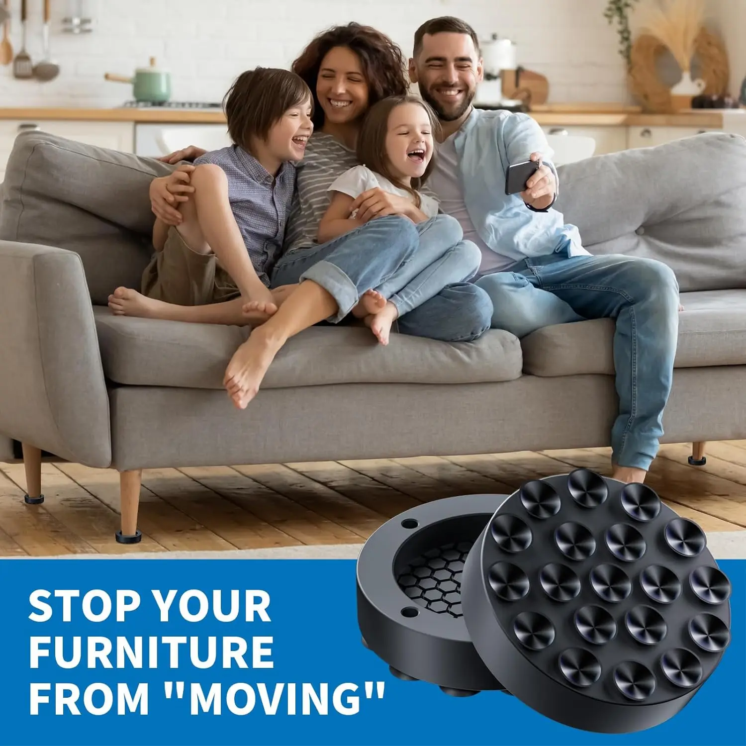 Anti-Vibration Washing Machine Feet Pad Silicone Non-Slip Mat Universal Silent Heightened Mat Refrigerator Feet Fixed Pad