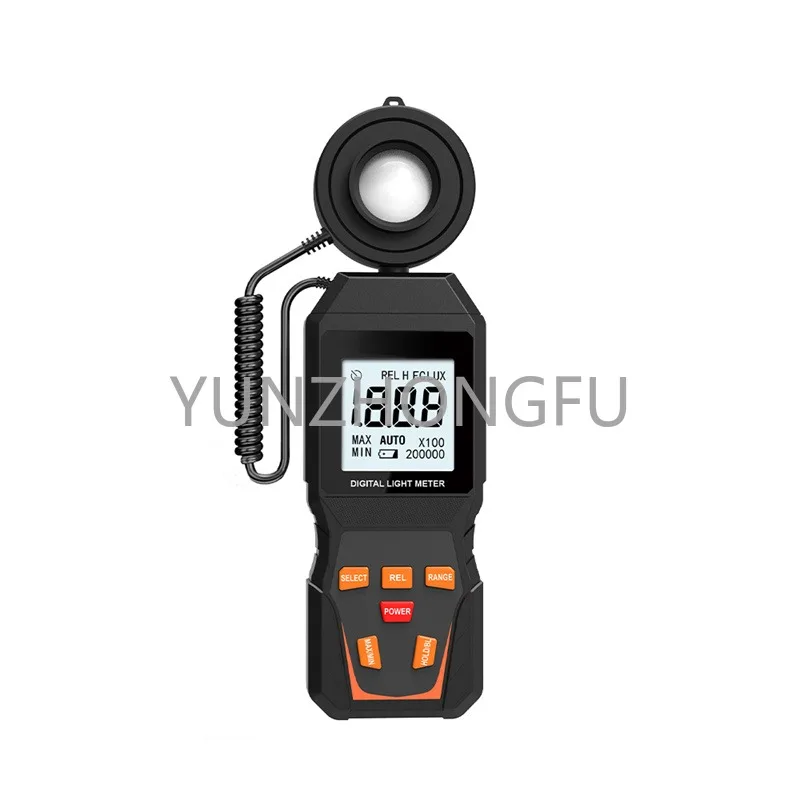 RuoShui 1010D Digital Light Meter Max 200,000Lux Luxmeter Luminance Lux Fc Test Illuminometers Photometer Auto LCD Illuminometer