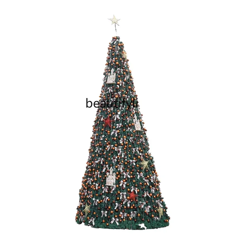 Large Christmas tree 4/5/6 meters outdoor luminous frame tree set Christmas decoration