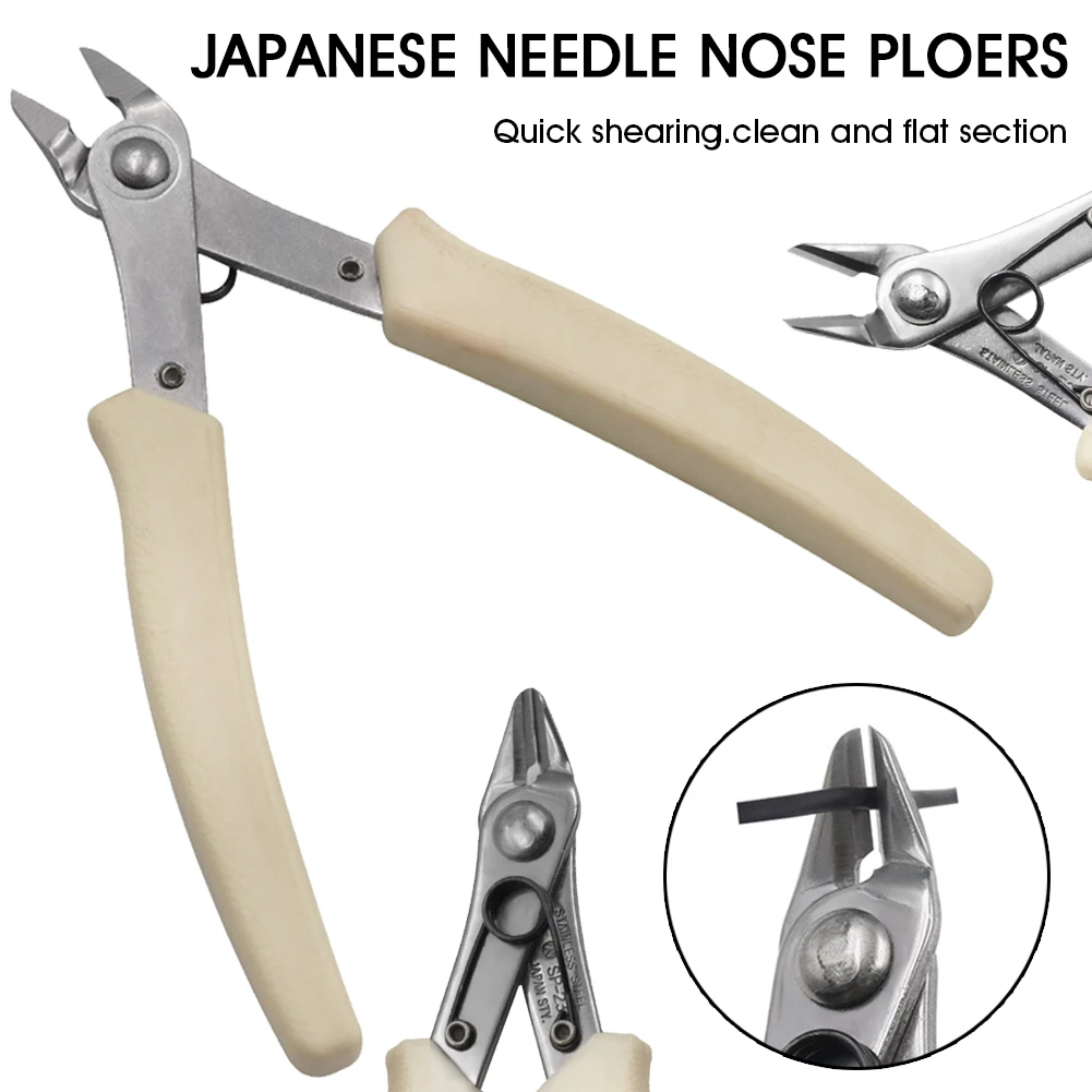 

1 PCS Needle Nose Pliers with Sharp Blade Steel Professional Cutting Pliers Tools for Repairing Jewelry Making Fishing