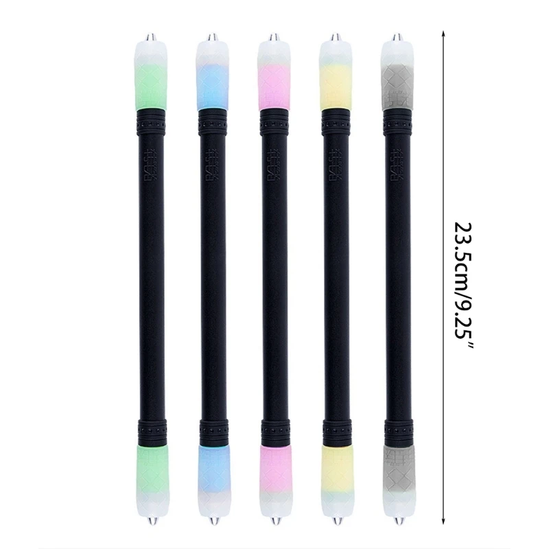 เริ่มต้นหมุนปากกา Finger Spinning Pen Decompression หมุนปากกาไม่สามารถเขียนสำหรับ Mental Worker ความเครียดบรรเทา