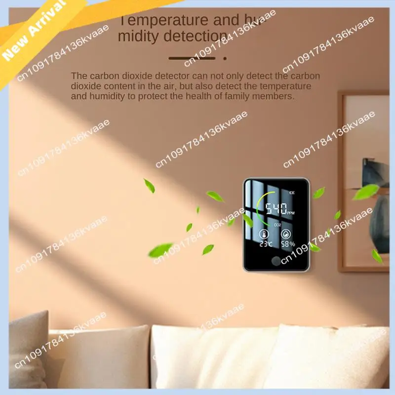 Détecteur de dioxyde de carbone Portable 3 en 1, détecteur de qualité de l'air, avec moniteur de température et d'humidité, pour maisons et voitures, M01K