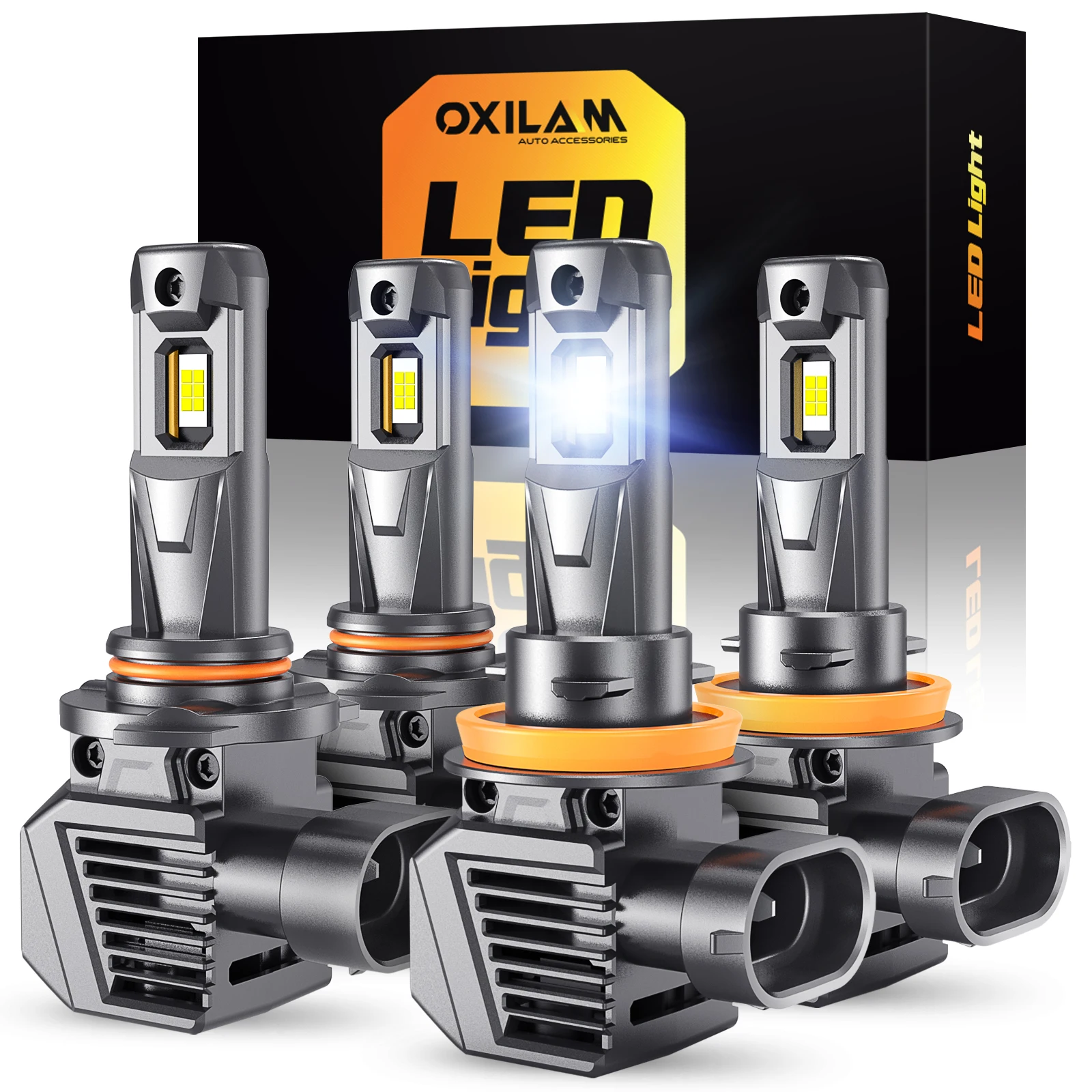 

2Pcs 22000LM 120W H11 High Power LED Bulb Turbo Canbus H8 H9 H11 9005 HB3 Headlight Kit For Car Lights 12V Super White Auto Lamp