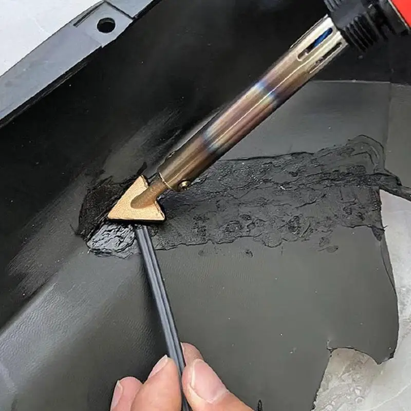 N5KC Flat Triangular Soudering Tip for Kayak Bumper Repair Plastic Welding Tool 2pcs
