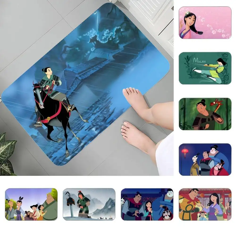 

Cool M-Mulan Floor Mat Bedroom Bedside Carpet Non Slip Soft Floor Mat Sofa Coffee Table Rugs For Home Decor Doormat