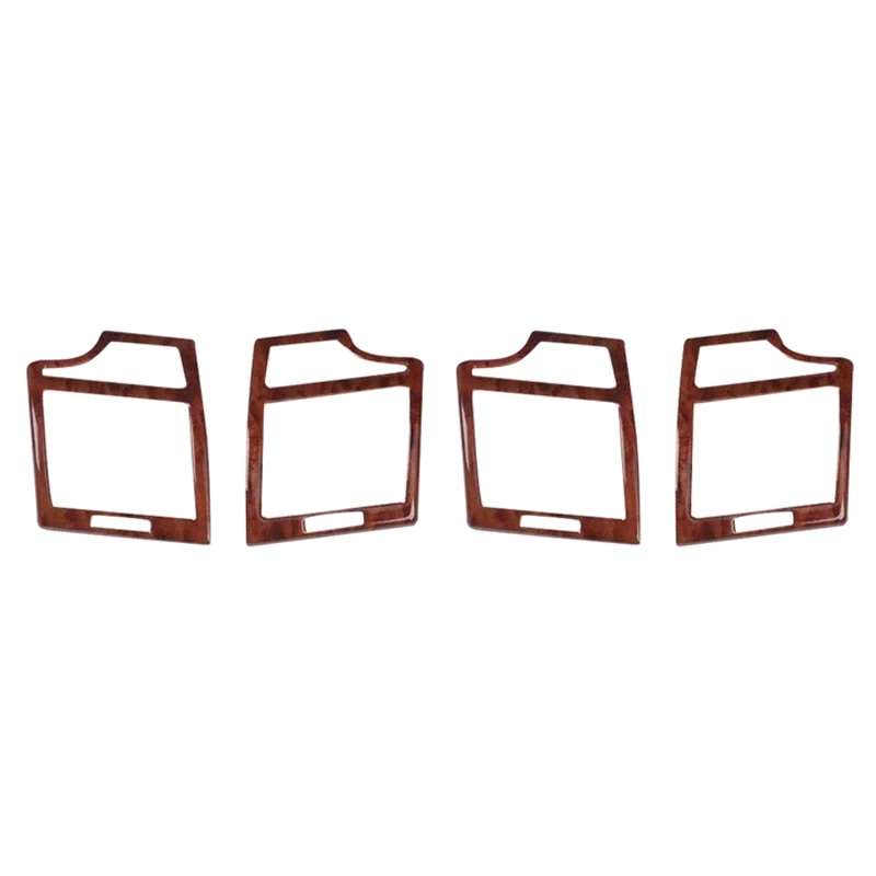 

For TOYOTA Camry 2006-2011 4PCS Wood ABS Car Front Side Air Conditioning Vent Cover Trim Car Styling Accessories